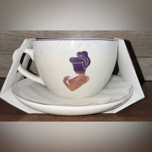 SUPER CUTE 🥰 DISNEY PRINCESS 👸 CINDERELLA TEACUP AND SAUCER SET - NEW